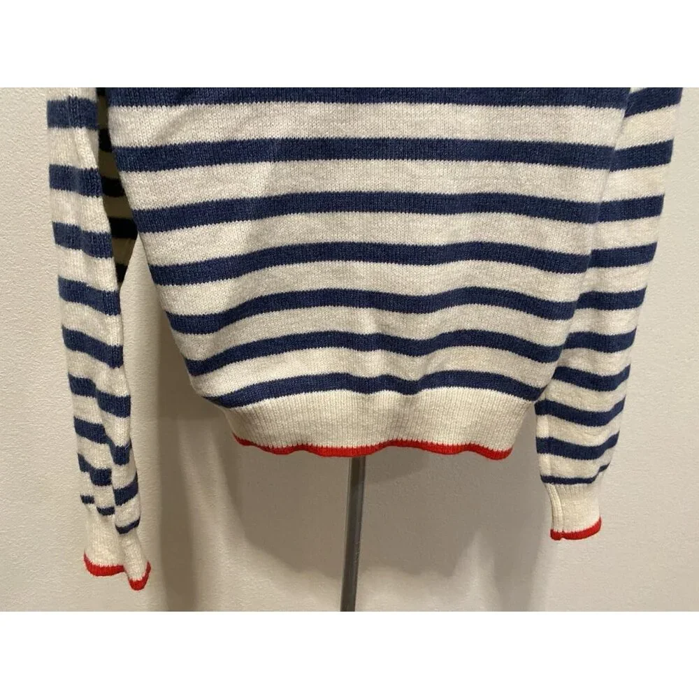 Shein Womens Size M Sweater Striped Long Sleeve - Picture 9 of 9